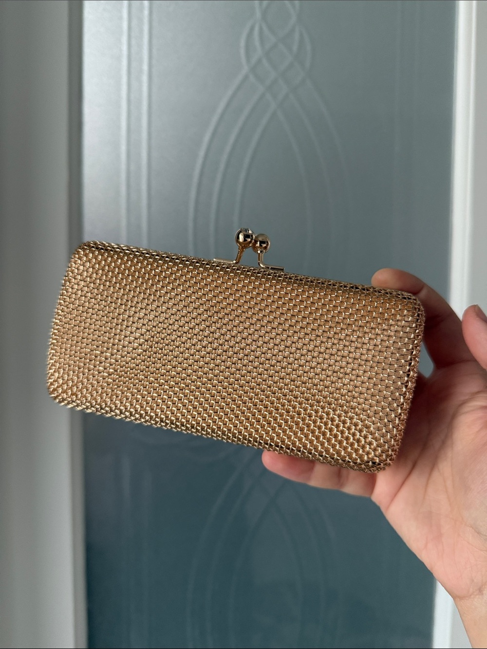 Gold Small Clutch Purse - Women's Evening Bag